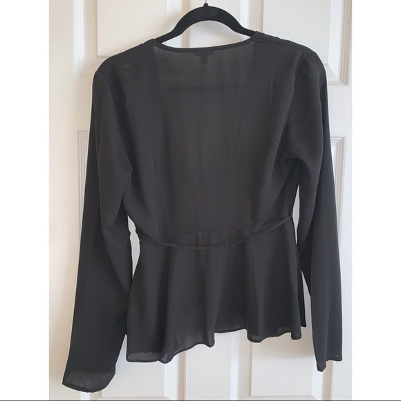 Black V Neck Blouse from Urban Outfitters - Picture 6 of 6